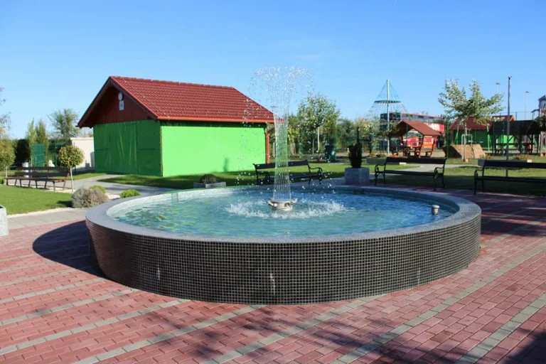 Ágota szökőkút - komplett saját munka fővállalkozóként