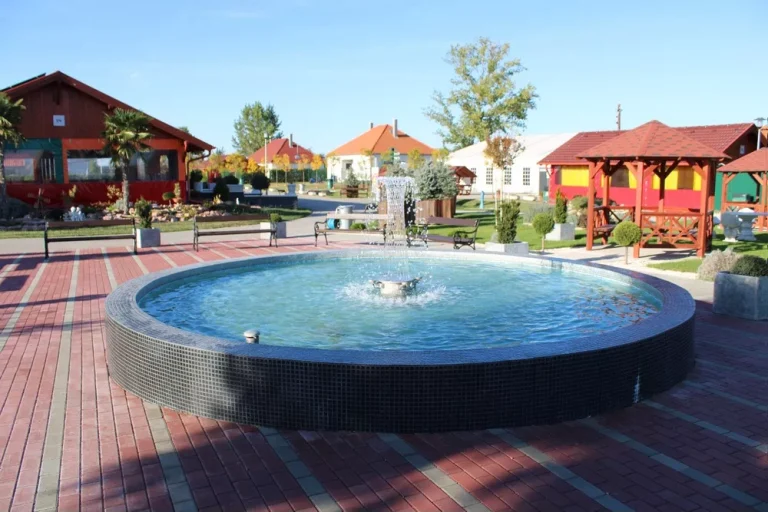 Ágota szökőkút - komplett saját munka fővállalkozóként